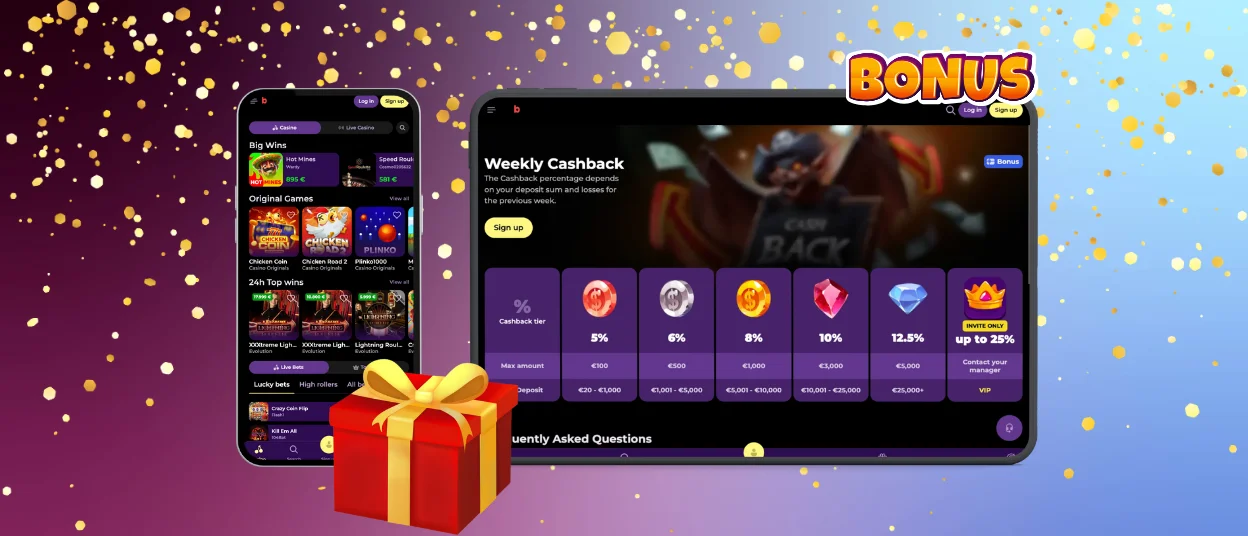 Beezyspin Bonuses
